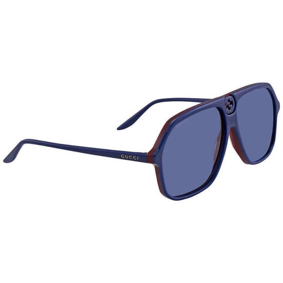 NEW Gucci Blue Men's Sunglasses - Picture 1 of 4
